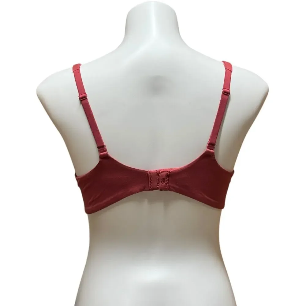 Victoria's Secret Body by Victoria Lined Perfect Coverage Underwire Bra Rust 36C